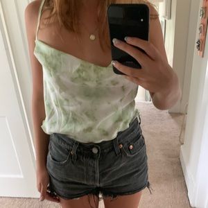 Urban green camisole top